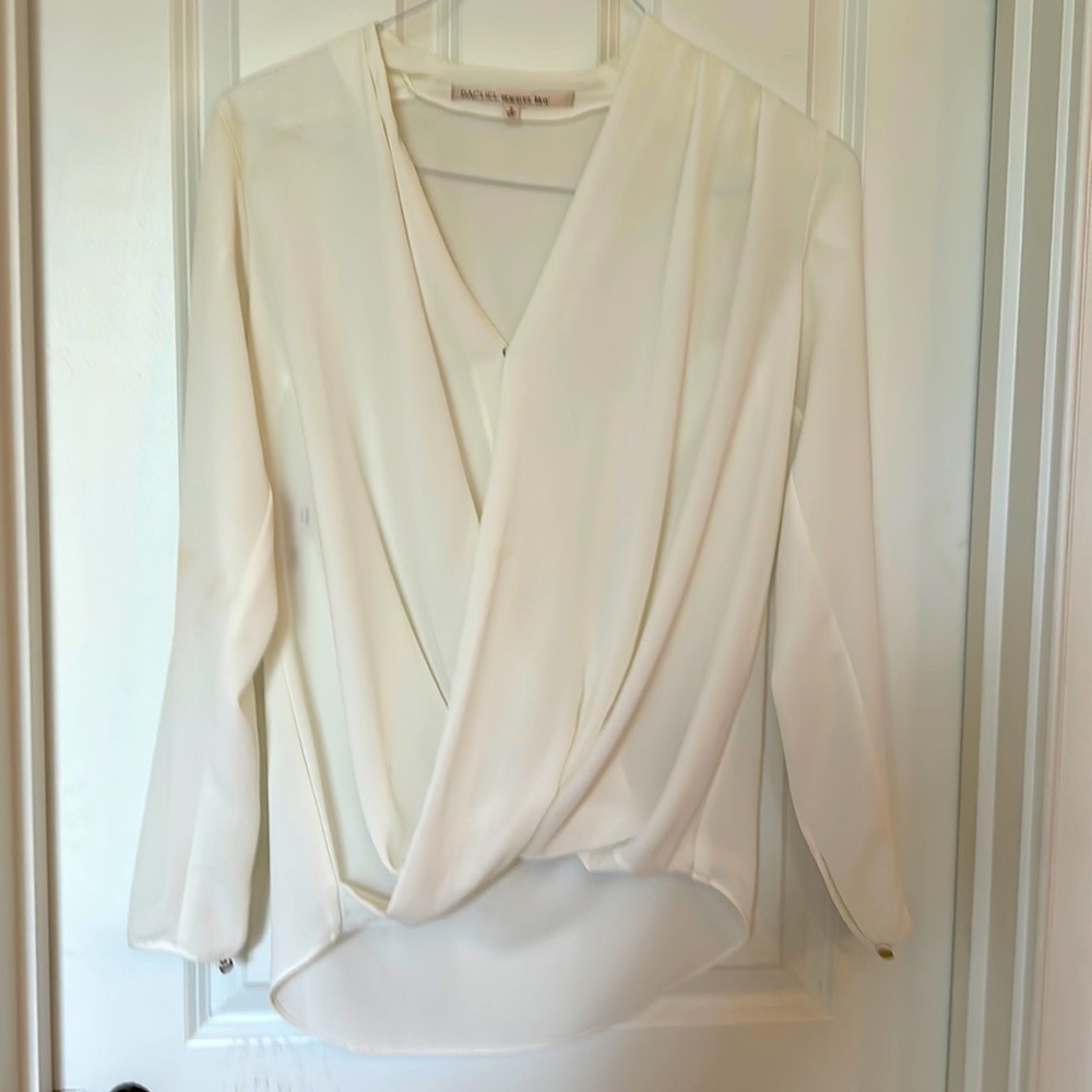 Rachel Roy white blouse size small